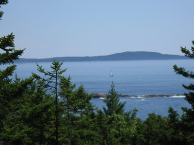 Picture at Gorham Mountain, Maine